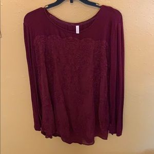 Long sleeve blouse